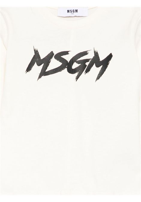 T-shirt con logo MSGM KIDS | F5MSUNTH284013